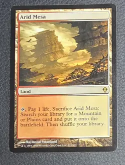 Arid Mesa Zendikar Regular MTG Magic Land Card - Image 1