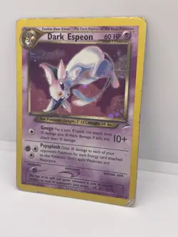 Dark Espeon 4/105 Neo Destiny Holo Pokemon Card (Heavy Play / Damaged) - Image 3