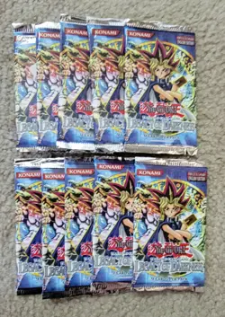 TEN (10) Yu-Gi-Oh! Legacy Of Darkness LOD Booster Packs of 9 Cards Sealed Rare 53334301862 - Image 2