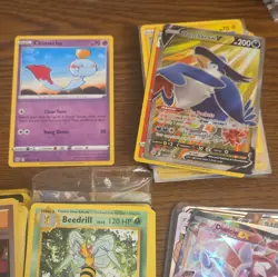 Pokemon TCG Nintendo Card Lot Holo Regular English Wimpod Beedrill Diancie - Image 5