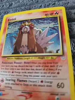 Pokemon Entei Neo Revelation TCG Holo Unlimited Rare Card 6/64 - Image 2