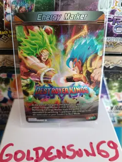 Dragon Ball Super Card Game BT28 Energy Marker Silver Foil M-19 SOUS BLISTER - Image 1