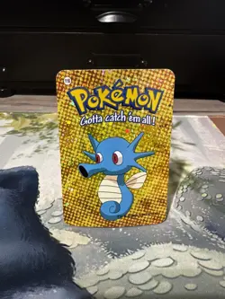 Horsea #116 - Vintage Vending Machine Prism Sticker 2000 - Pokemon Card - Image 1