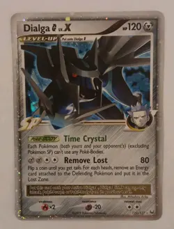DIALGA G LV. X 122/127 Platinum Ultra Rare Holo Pokemon Card 2009 - Image 1