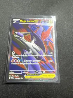 Pokemon TCG Mega Latias EX Full Art Ultra Rare Card Mega Evolution 163/132 - Image 1