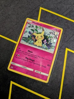 Mimikyu SM163 Holo Pokemon Sun Moon Team Up Black Star Blister Promo Card - Image 3