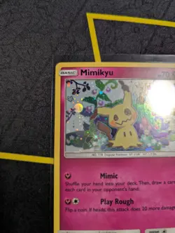 Mimikyu SM163 Holo Pokemon Sun Moon Team Up Black Star Blister Promo Card - Image 4