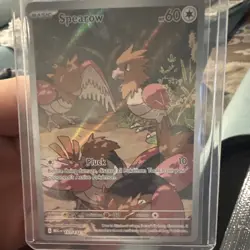 Pokemon Spearow Me01: Mega Evolution Rare Holo 151/132 60 HP 2023 Card - Image 1