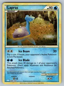 Lapras Classic Collection Trading Card Game Classic 008/034 NM - Image 1
