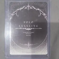 Solo Leveling The Shadow Monarch Sung Jinwoo Autographed Foil HR Card SL3E-093 - Image 3