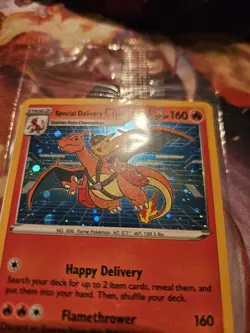 Special Delivery Charizard # SWSH075. Promo Card MINT. Sealed. NR! 3 day auction - Image 1
