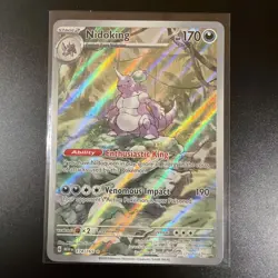 Pokemon TCG Nidoking Scarlet & Violet 151 Illustration Rare Card 174/165 NM - #2 - Image 1