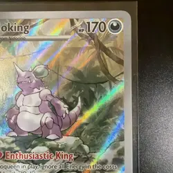 Pokemon TCG Nidoking Scarlet & Violet 151 Illustration Rare Card 174/165 NM - #2 - Image 3