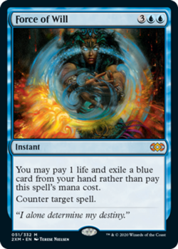 Force of Will Double Masters Magic mtg NM-Mint, English x1 - Image 1
