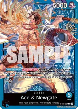 Ace & Newgate [ST-22 - ST22-001] - NM TCG One Piece - Image 1