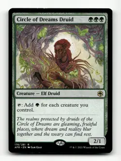 Circle of Dreams Druid Adventures in the Forgotten Realms #176 Rare - Image 1