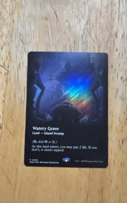WATERY GRAVE (Borderless) #286 Edge of Eternities Foil - Image 1