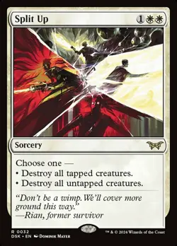 [1x] Split Up Near Mint, English Duskmourn: House of Horror MTG Magic - Image 1