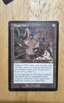 TANGLE WIRE MTG Nemesis Regular RARE - Image 1