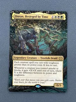 Doran, Besieged by Time MTG Lorwyn Eclipsed Hand Painted Borderless Altered Art - Image 1