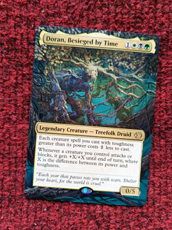 Doran, Besieged by Time MTG Lorwyn Eclipsed Hand Painted Borderless Altered Art - Image 2