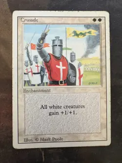 *** REVISED Cursade *** MP Played - BANNED - DUTY FREE - 3rd Vintage MtG Magic - Image 1