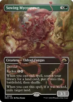 Sowing Mycospawn Borderless Modern Horizons 3 NM MTG - Image 1
