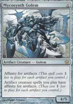 Mycosynth Golem Fifth Dawn Magic mtg Light Play, English x1 - Image 1
