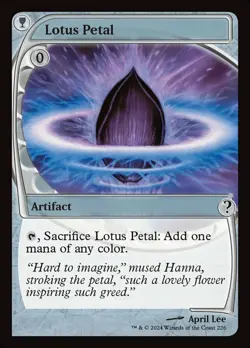 Lotus Petal - Future Frame Mystery Boosters 2 Magic mtg NM-Mint, English x1 - Image 1
