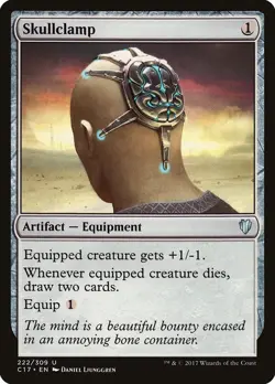 ~1x Skullclamp x1 ~NM~ C17 Magic the Gathering MtG~ - Image 1