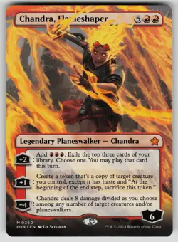 Chandra, Flameshaper (Borderless) Normal M Foundations 360 NM - Image 1