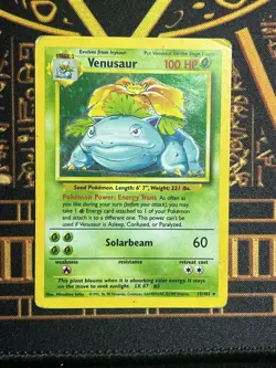 Venusaur 15/103 Base Set DMG Holo Rare Pokemon TCG Card - Image 1