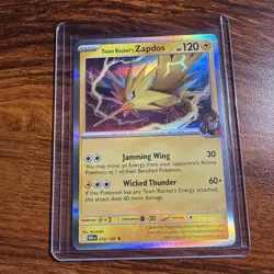 Team Rocket's Zapdos 70/182 HOLO Destined Rivals - Near Mint - Pokemon TCG - Image 1