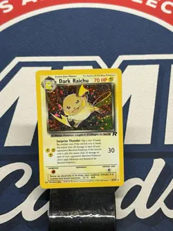 Pokemon Dark Raichu Secret Rare Holo 83/82 Team Rocket 70 HP - Image 1