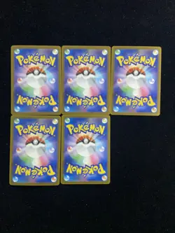 2025 Pokemon TCG Japanese Mega Dream Ex 217/193 216/193 SR Ultra Ball Lot*5 YE60 - Image 2