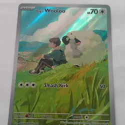 The Pokemon Company Hop's Wooloo 170/159 Sv09 Journey Together IR Holo Eng 70HP - Image 2