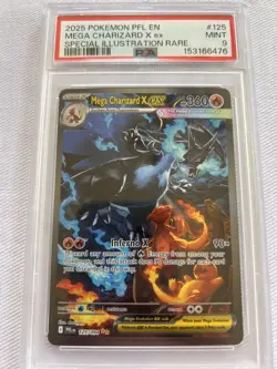*PSA 9* Mega Charizard X ex 125/094 SIR - Phantasmal Flames - Mint Pokemon Card - Image 4