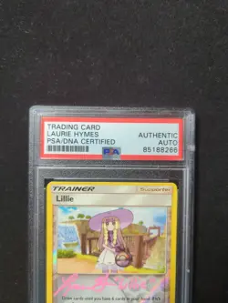 Pokemon Shining Legends Reverse Holo "Lillie" Laurie Hymes Signed Autograph PSA - Image 2