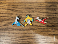 Pokemon Official Pin Latios, Latias, Jirachi, Set Lot Enamel Button Collector - Image 1