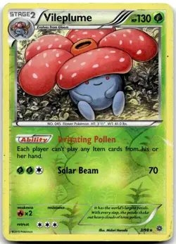 Pokemon Vileplume Ancient Origins AOR #3/98 Rare Reverse Holo LP BUY 2, 1 FREE! - Image 1