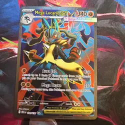 Pokemon TCG Mega Lucario EX 160/132 Ultra Rare Holo Card Mega Evolutions NM - Image 1