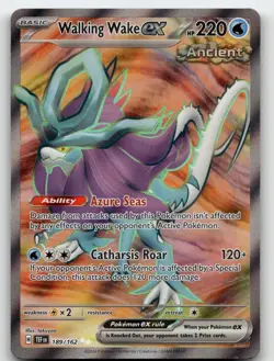WALKING WAKE EX 189/162 ULTRA RARE TEMPORAL FORCES POKEMON NEAR MINT - Image 2