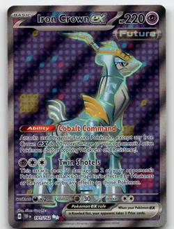 IRON CROWN EX 191/162 ULTRA RARE TEMPORAL FORCES POKEMON NEAR MINT - Image 2
