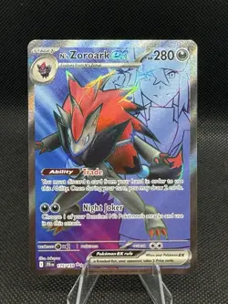 2025 Pokemon Journey Together N's Zoroark ex #175/159 - Image 1