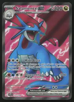 Salamence ex 177/159 Full Art Journey Together Pokemon NM - Image 1