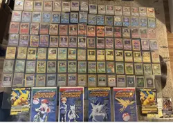 Pokemon lot Lugia Charizard clefable 1st edition+holo+ shadowless, cosmic +rares - Image 1