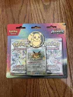 Pokemon TCG Prismatic Evolutions 2 Pack Blister Eevee New Sealed - Image 1