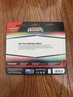Pokemon TCG Prismatic Evolutions 2 Pack Blister Eevee New Sealed - Image 2