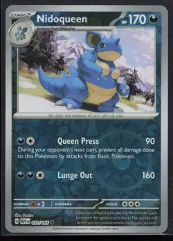 Nidoqueen 031/165 Uncommon 151 Pokemon Reverse Holo Near Mint - Image 1