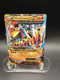 Pokemon Primal Groudon EX 86/160 XY Primal Clash Ultra Rare Full Art Holo 240 HP - Image 1